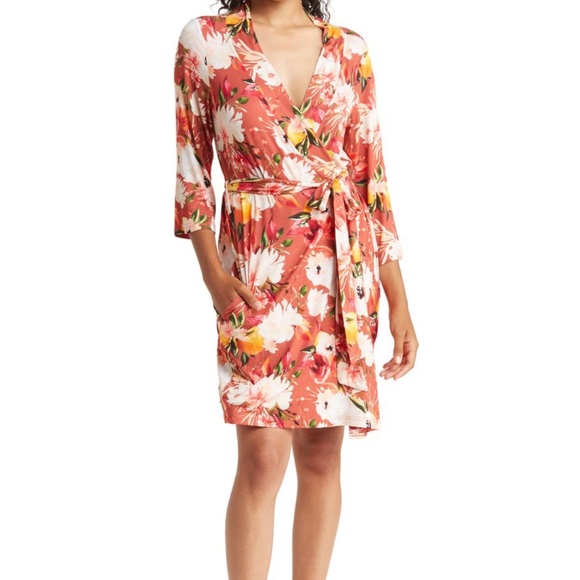 NIB Posh Peanut Julieta Maternity Robe, Leonora, S/M (0-6) - Picture 5 of 7